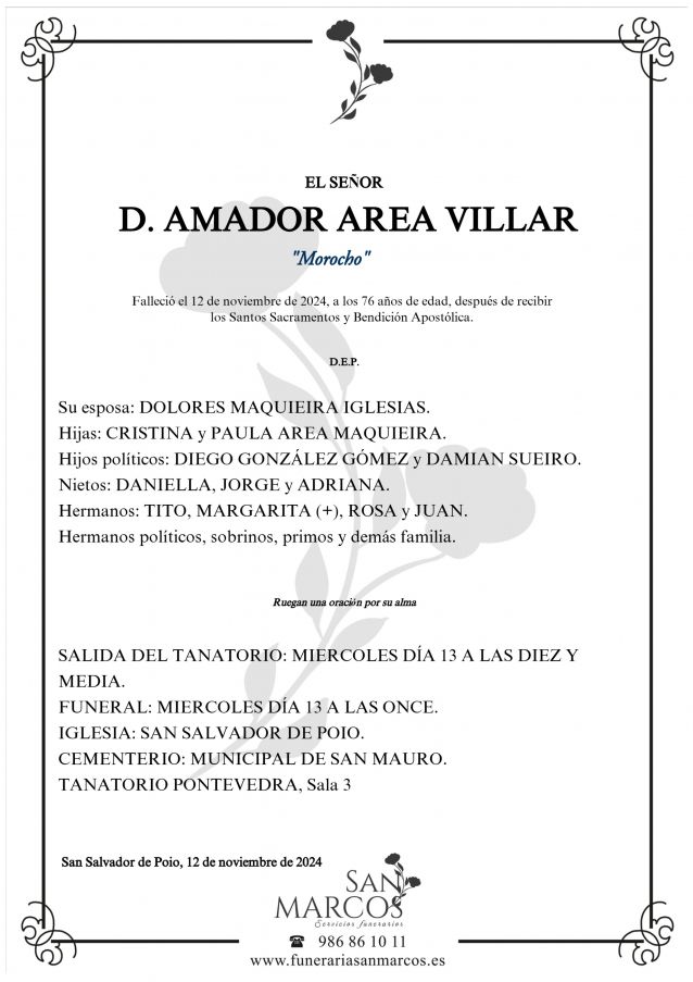 Amador Area Villar